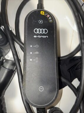 Audi e-tron Black EV Charging Cable Controller - Compatible Car Charger
